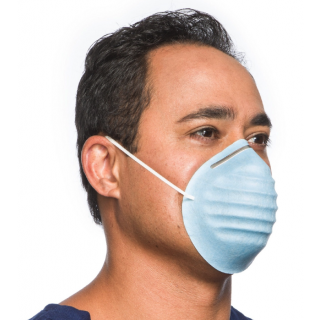 Standard Cone Mask With Headband, Blue 50/BX. [00152]