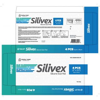 SILIVEX SCAR PAD 2X5.5 4PCS